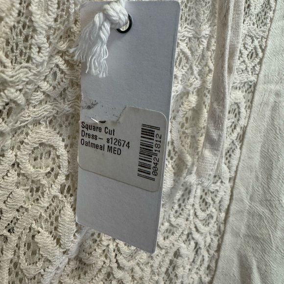 Mustard Seed Square Cut Mini Dress NWT sz Med - Picture 3 of 6